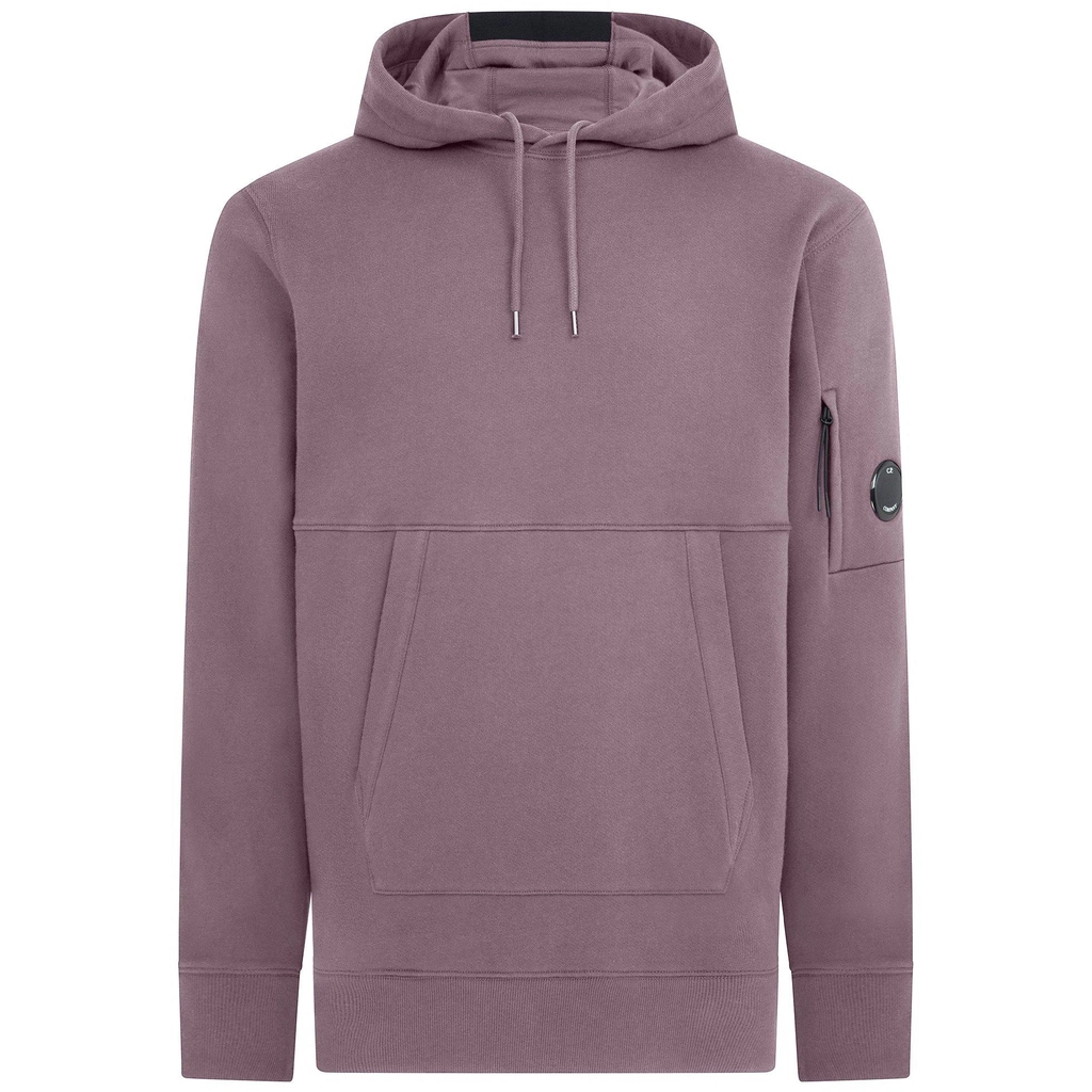 CP Company Diagonal Raised Fleece Hoodie - Purple Dove 735